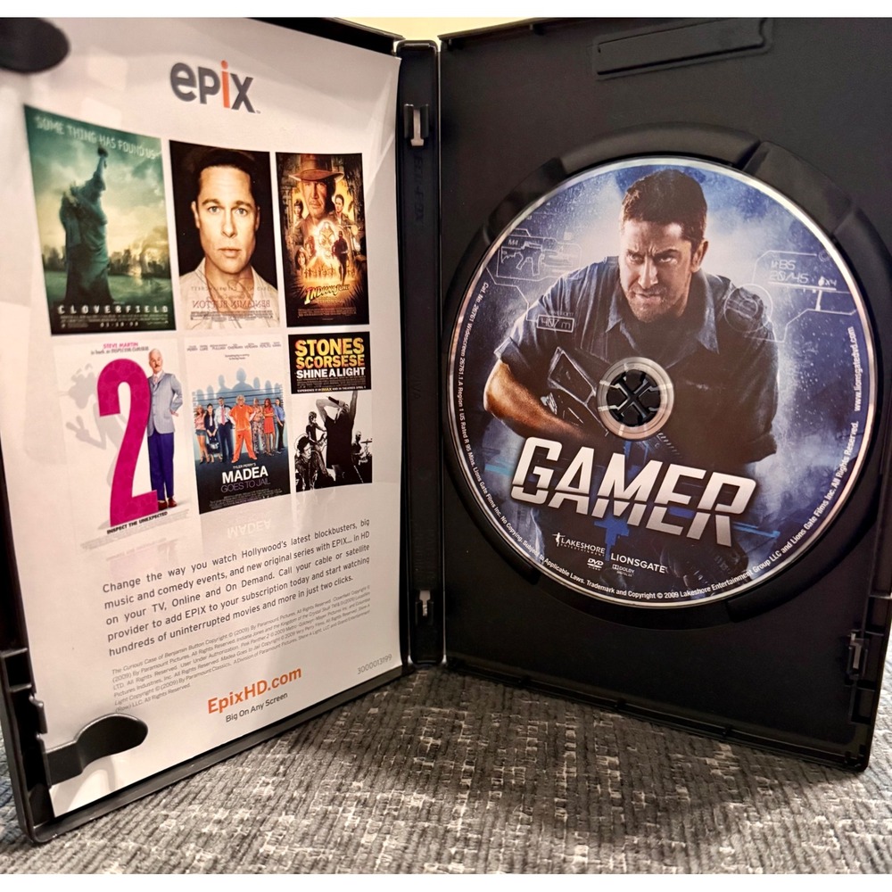 Lionsgate Gamer DVD Gerard Butler R Excellent 2009 Widescreen Action Sci-Fi - Picture 3 of 4
